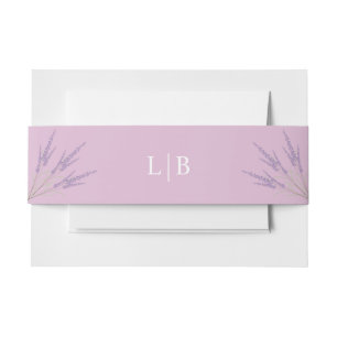 Cintas Para Invitaciones Lavanda, Boda