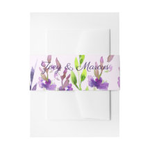 Lavanda púrpura acuarela