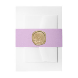 Cintas Para Invitaciones Lavanda y oro