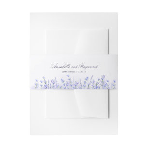 Cintas Para Invitaciones Lavenders Floral Purple Boda