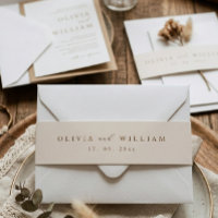 Letra moderna rústica personalizada de boda 