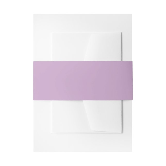 Cintas Para Invitaciones Lilac Personalizado (Anverso Ejemplo)