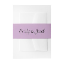 Cintas Para Invitaciones Lilac Personalizado