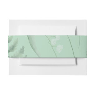 Cintas Para Invitaciones Lily del Valle Verde suave