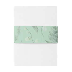 Cintas Para Invitaciones Lily del Valle    Verde suave