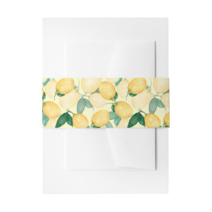 Cintas Para Invitaciones Limoneros Elegantes y Verdor