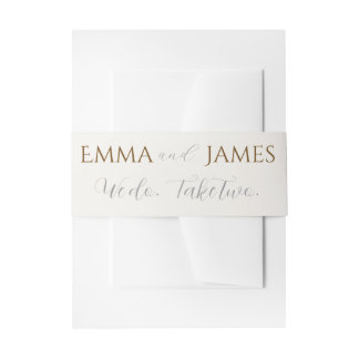 Cintas Para Invitaciones Lo hacemos. Tomar dos. Vientre de Invitación