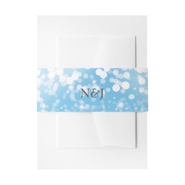 Cintas Para Invitaciones Luces esparadrapantes Romántico Invierno Maravilla (Anverso Ejemplo)