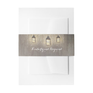 Cintas Para Invitaciones Luces rusticas de linterna