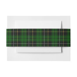 Cintas Para Invitaciones MacAlpine Scottish Tartan Belly Band