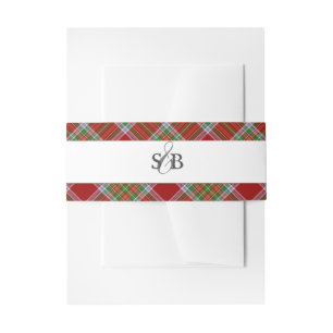 Cintas Para Invitaciones MacBain MacBean Clan Tartan Scottish Plaid