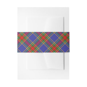 Cintas Para Invitaciones MacBeth Tartan Plaid Scottish Pattern