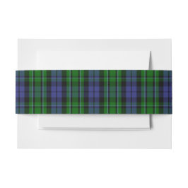 Cintas Para Invitaciones MacCallum Scottish Tartan Belly Band