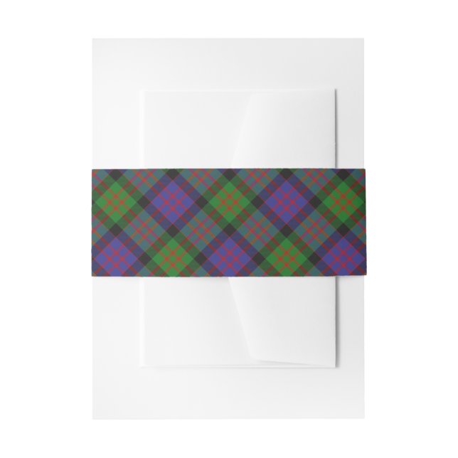Cintas Para Invitaciones MacDonald Tartan Scottish Plaid (Anverso Ejemplo)