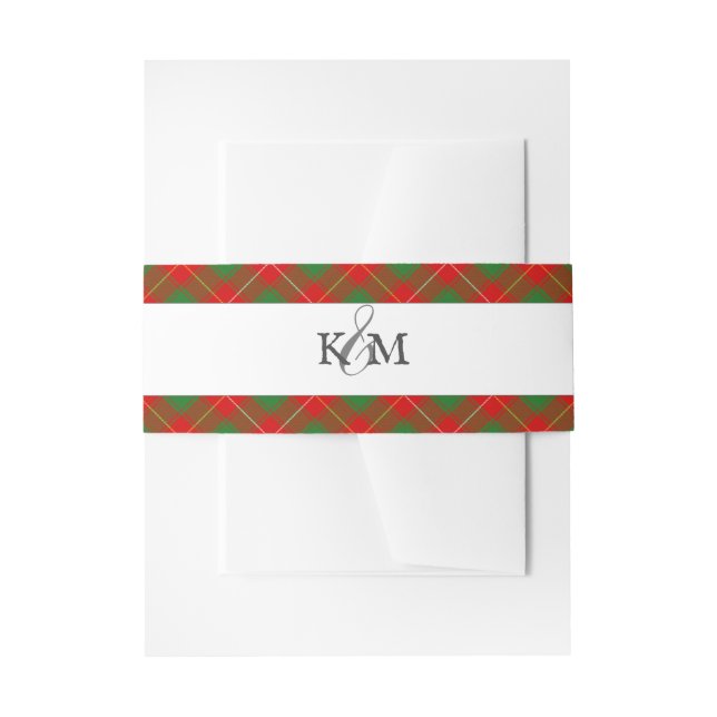 Cintas Para Invitaciones Macfie MacPhie Clan Tartan Scottish Plaid (Anverso Ejemplo)