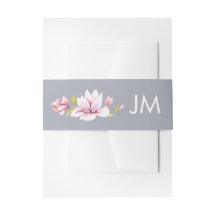 Magnolia Charm Monograma Boda Floral