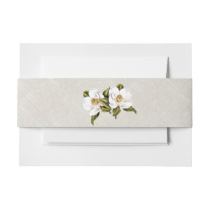 Cintas Para Invitaciones Magnolias meridionales elegantes que casan la