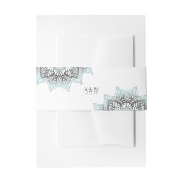 Cintas Para Invitaciones Mandala Lace Rev Boda Lt. Blue ID968