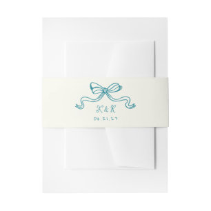 Cintas Para Invitaciones Mano caprichosa Dibujo arcos Boda Belly Banda