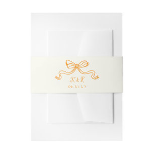 Cintas Para Invitaciones Mano caprichosa Dibujo arcos Boda Belly Banda