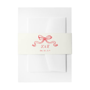 Cintas Para Invitaciones Mano caprichosa Dibujo arcos Boda Belly Banda