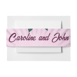 Cintas Para Invitaciones Maravillosas rosas