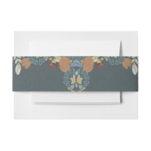 Marco de arte popular en azul marrón