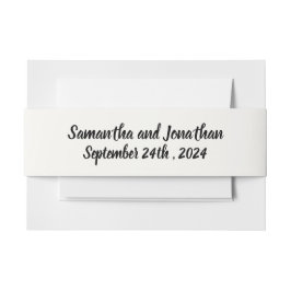 Cintas Para Invitaciones Marco dorado con flores de Bonito