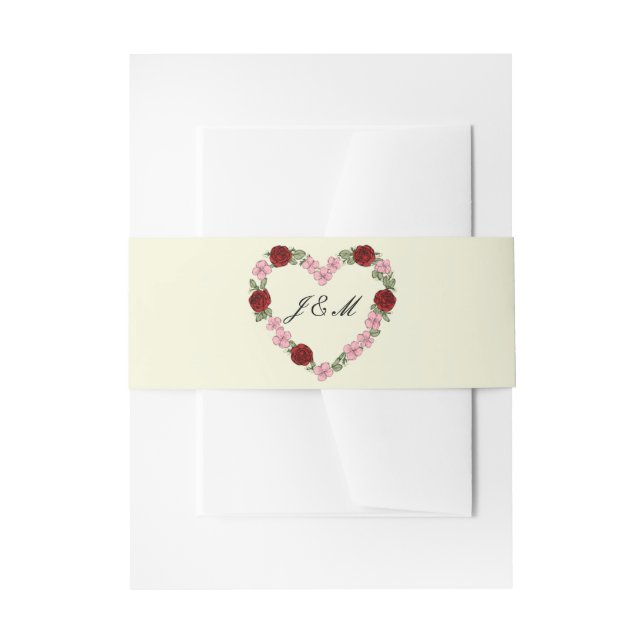 Cintas Para Invitaciones mariage champêtre (Anverso Ejemplo)