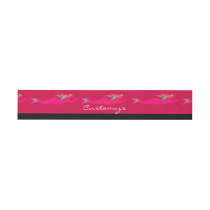 Cintas Para Invitaciones marmitas rosadas rojas