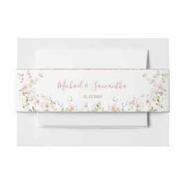 Cintas Para Invitaciones Matrimonio de campo Rosa salvaje