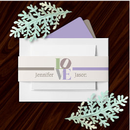 Cintas Para Invitaciones Matrimonio personalizado de amor moderno