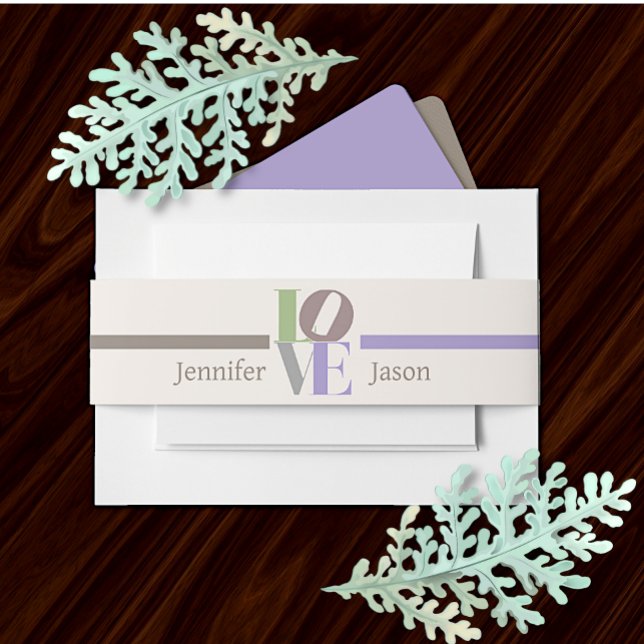 Cintas Para Invitaciones Matrimonio personalizado de amor moderno (Subido por el creador)