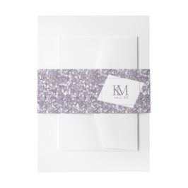 Cintas Para Invitaciones Mauve ID889, Boda de esparkles