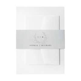 Cintas Para Invitaciones Minimal Faux Blind Deboss Cotton Wedding 