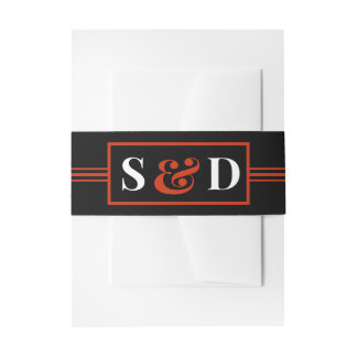 Cintas Para Invitaciones Minimal Modern Editable Wedding