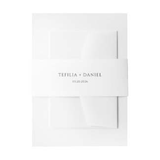 Cintas Para Invitaciones Minimalista Elegante