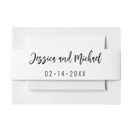Cintas Para Invitaciones 💍 Minimalista Elegante