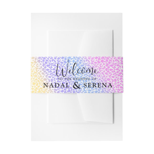 Cintas Para Invitaciones Mínimo y Chic (Anverso Ejemplo)