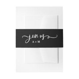 Cintas Para Invitaciones Moda de granjas | Boda Rústico Moderno