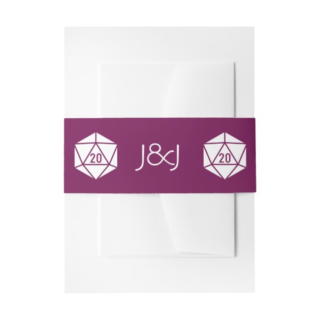 Cintas Para Invitaciones Moda de tabletop en banda de vid invitación (Anverso Ejemplo)