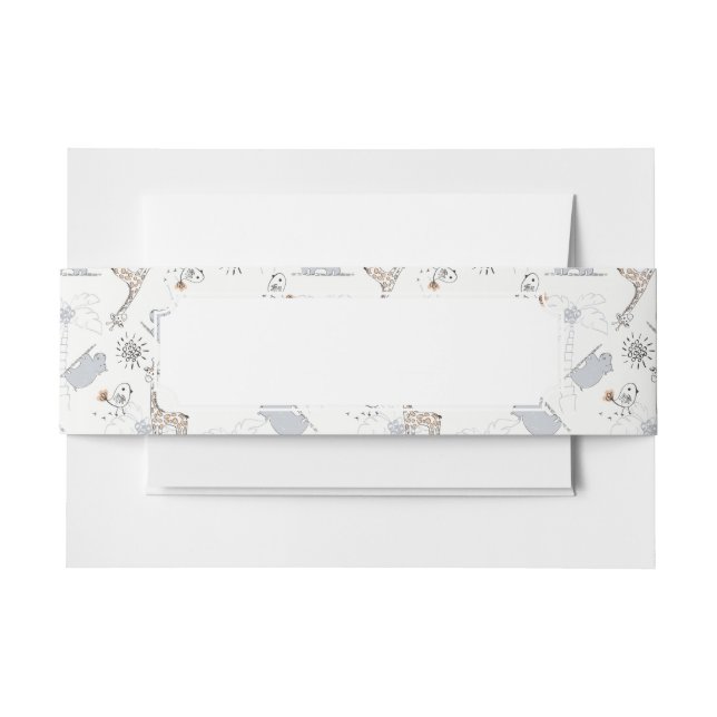 Cintas Para Invitaciones modelo 2 del doodle (Anverso Ejemplo)