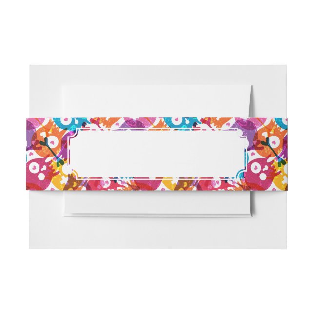 Cintas Para Invitaciones Modelo 3 de los cráneos (Anverso Ejemplo)