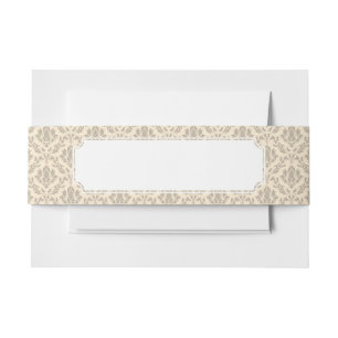 Cintas Para Invitaciones Modelo 3 del damasco