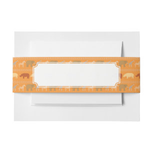 Cintas Para Invitaciones Modelo africano