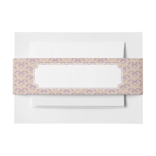 Cintas Para Invitaciones Modelo al revés de la lavanda