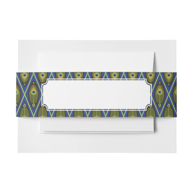 Cintas Para Invitaciones Modelo asiático (Anverso Ejemplo)