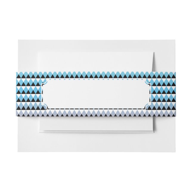 Cintas Para Invitaciones Modelo azteca tribal de Ombre (Anverso Ejemplo)