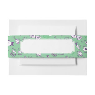 Cintas Para Invitaciones Modelo con la comida