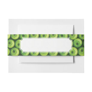 Cintas Para Invitaciones Modelo con las manzanas verdes